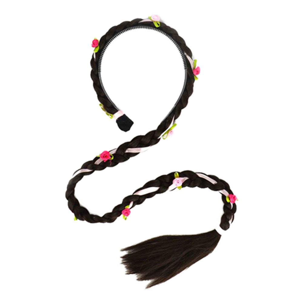 Hårflette for Barn Deluxe Brunette