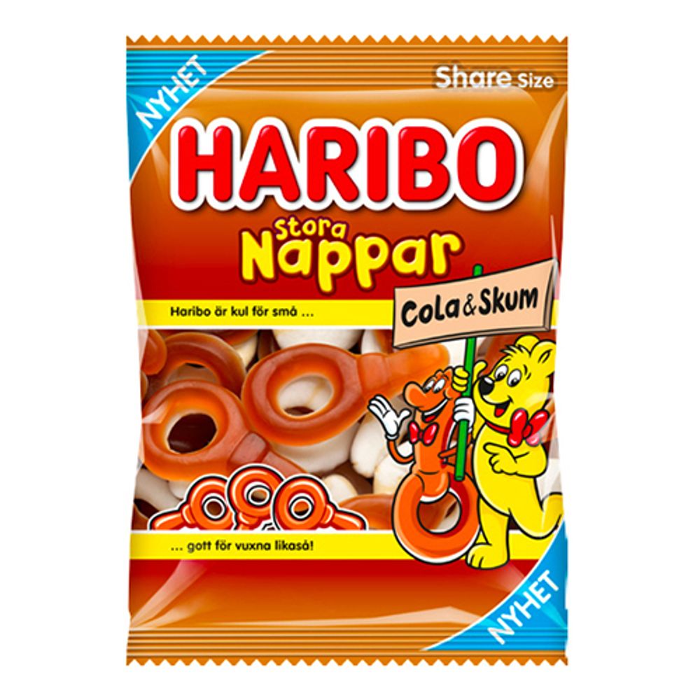 Haribo Stora Nappar Cola
