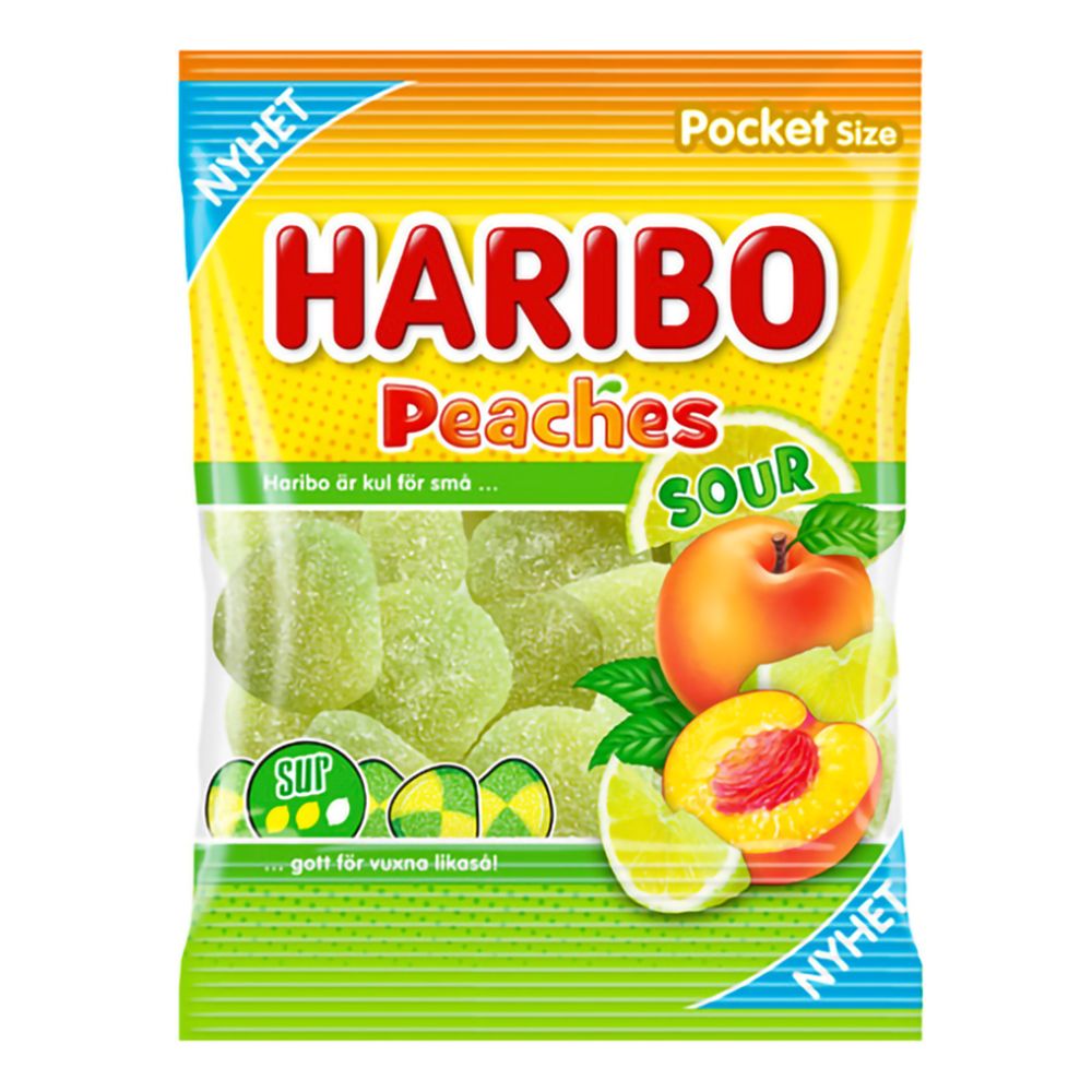 Haribo Sura Persikor