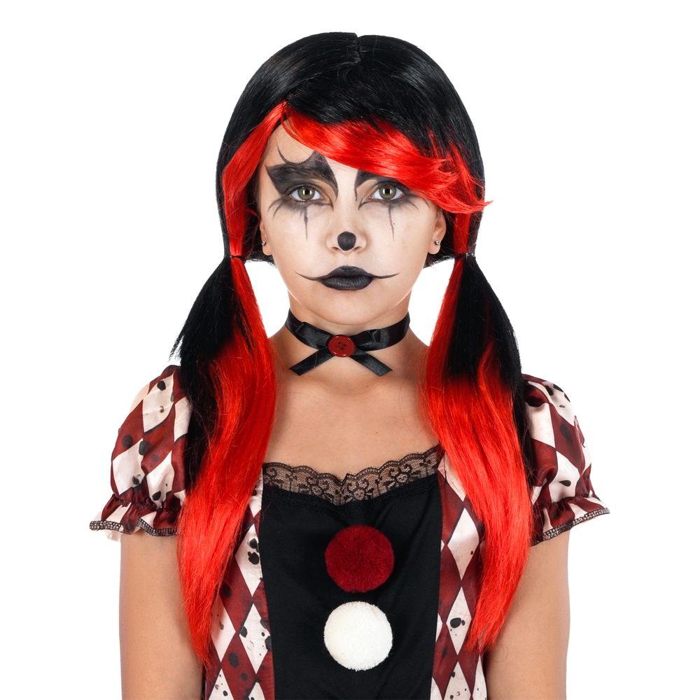 Harlequin Sort/Rød Børneparyk