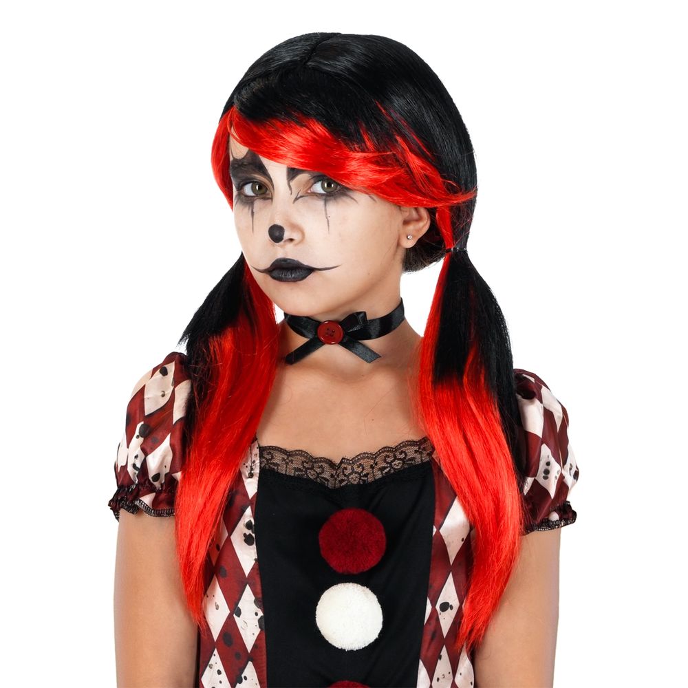 Harlequin Sort/Rød Børneparyk