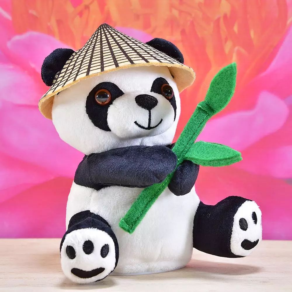 Efterabende Panda med Bambus