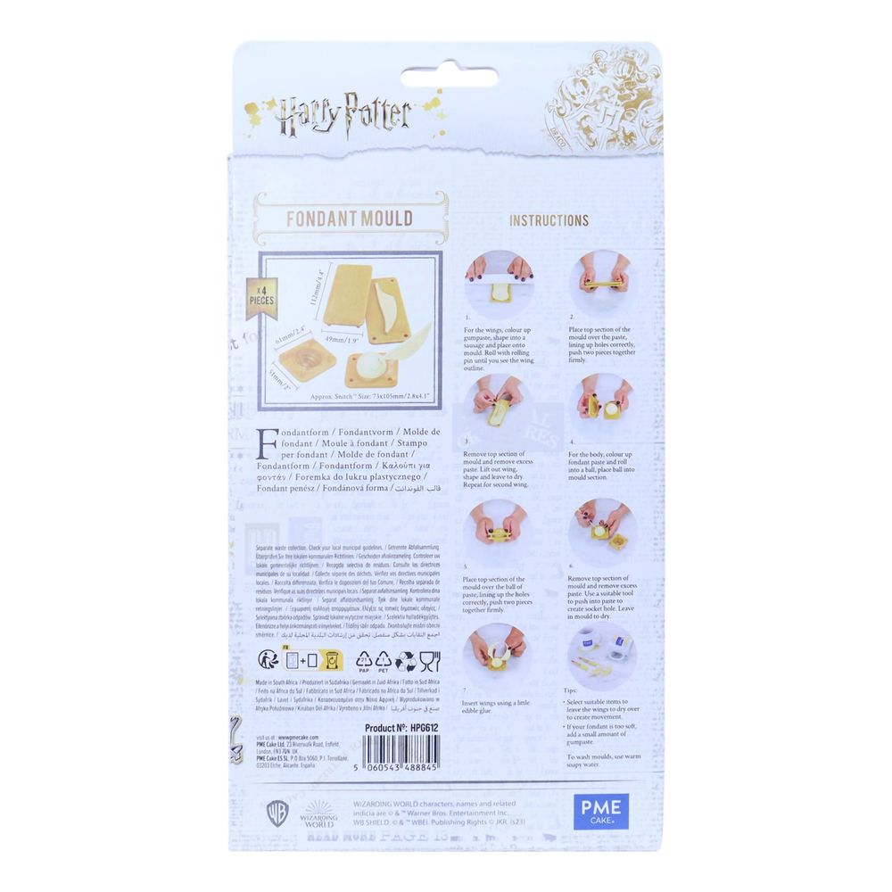 PME Harry Potter Golden Snitch Fondantform