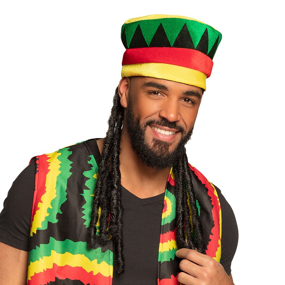 Hat Rasta med Dreadlocks