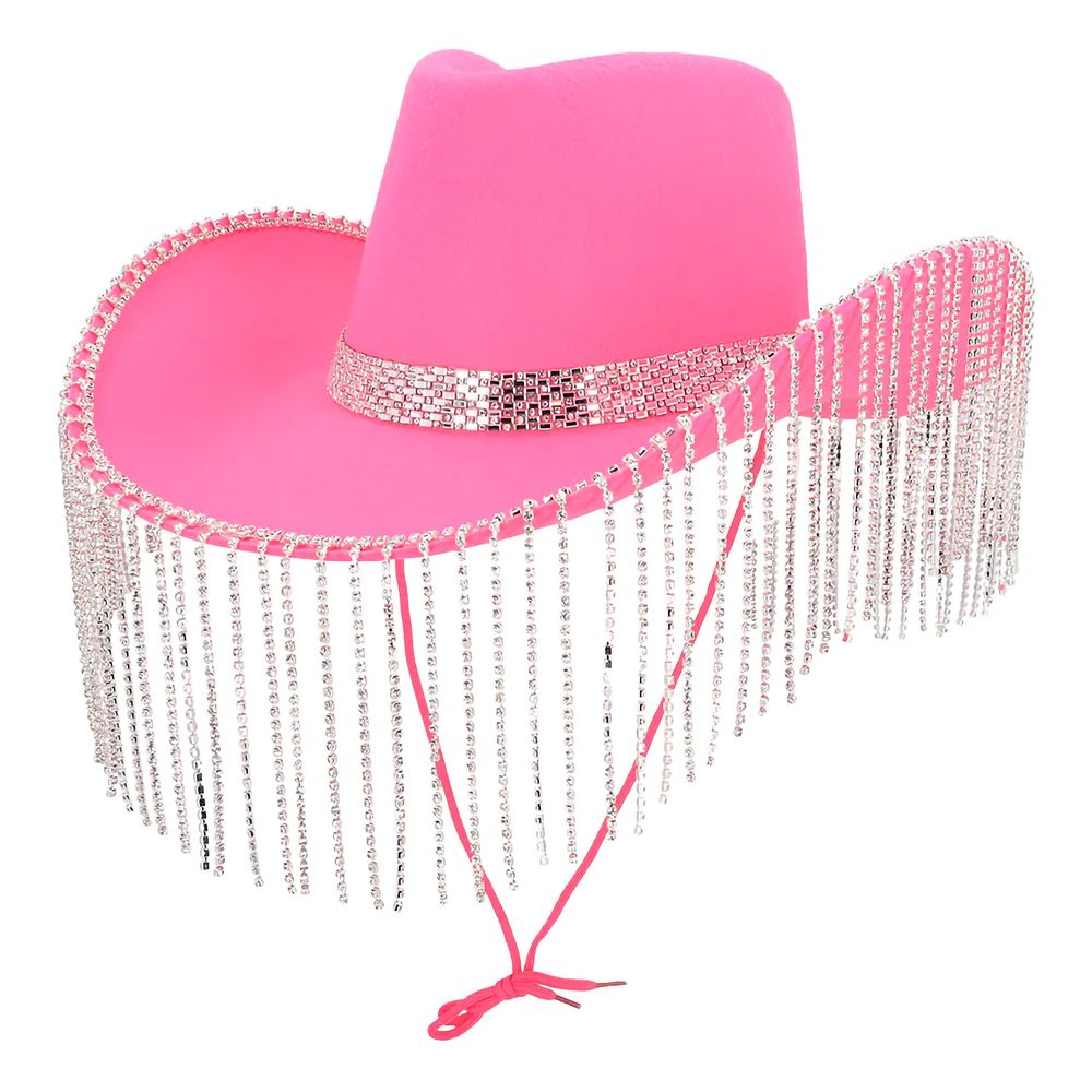 Cowboyhat Showgirl Lyserød