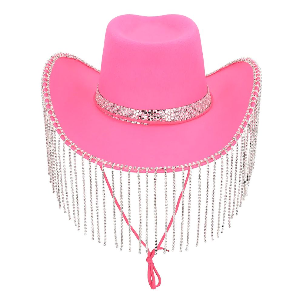 Cowboyhat Showgirl Lyserød