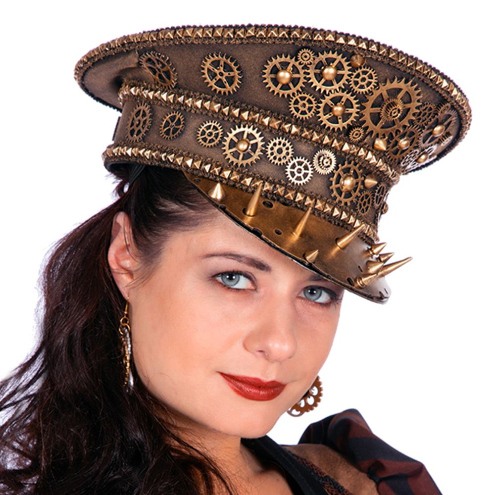 Hatt Steampunk Deluxe Guld