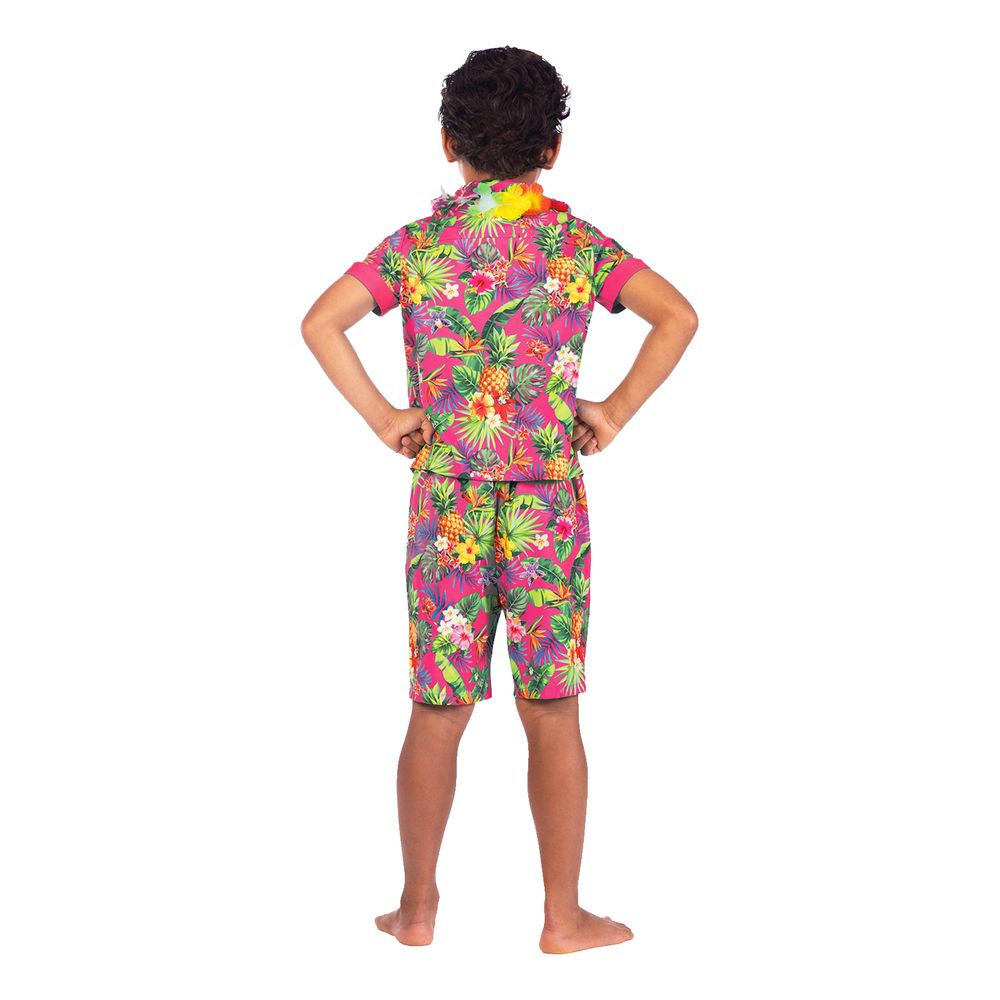 Hawaii Rosa Barn Maskeraddräkt