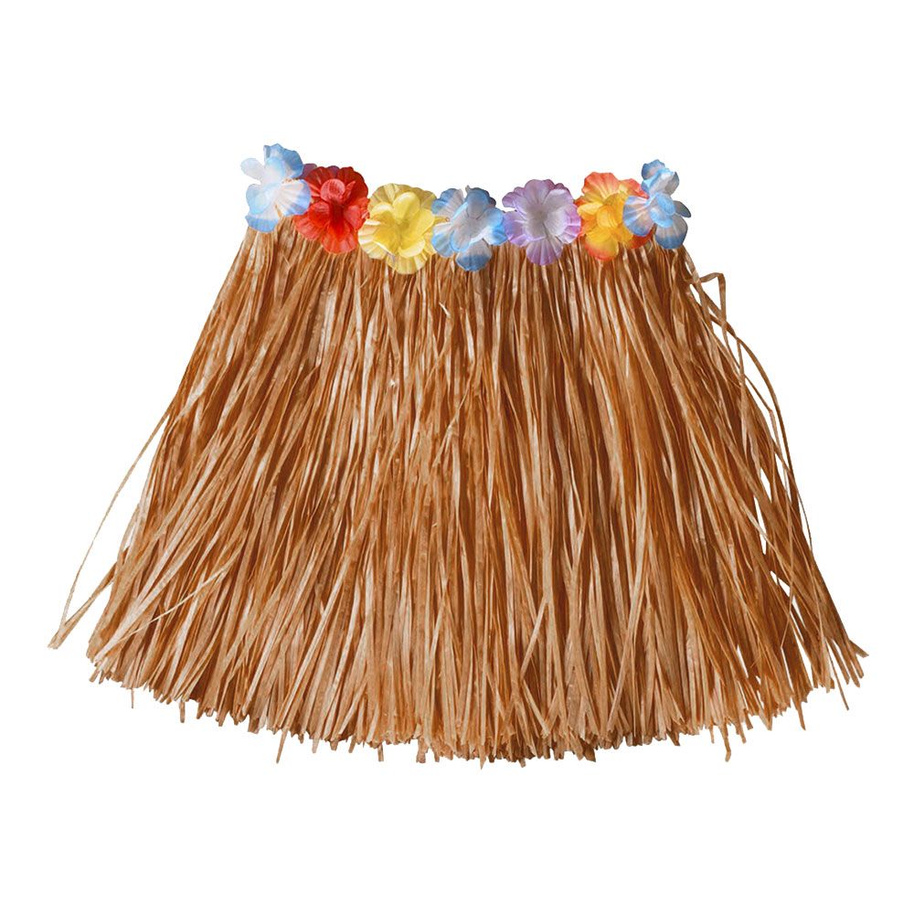 Hawaiiskørt Beige med Blomster Børn