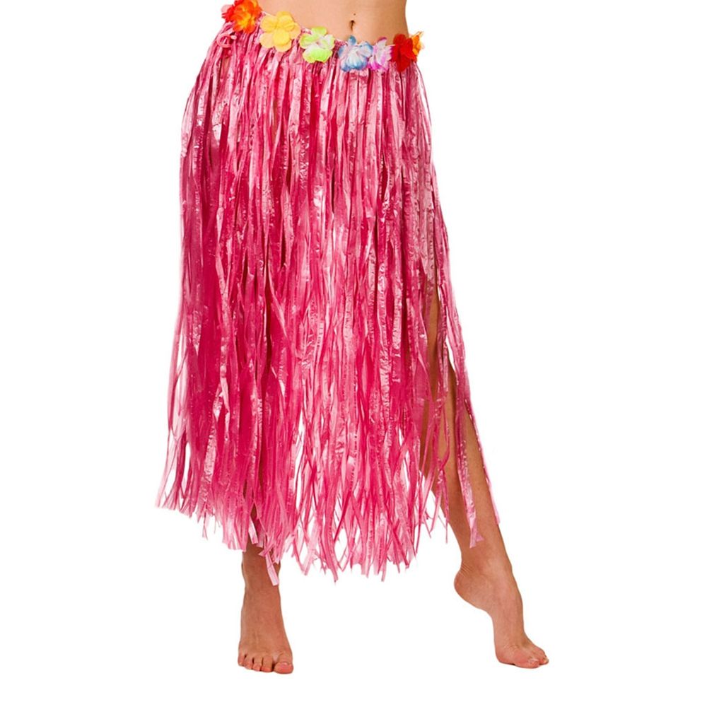 Hawaiiskjørt Lang Rosa