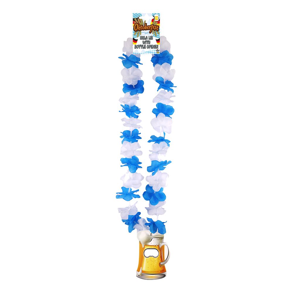 Hawaiikrans Oktoberfest med Kapselåbner