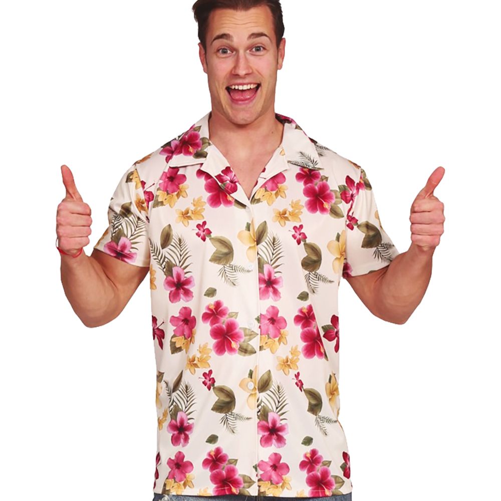 Hawaiiskjorta med Blommor
