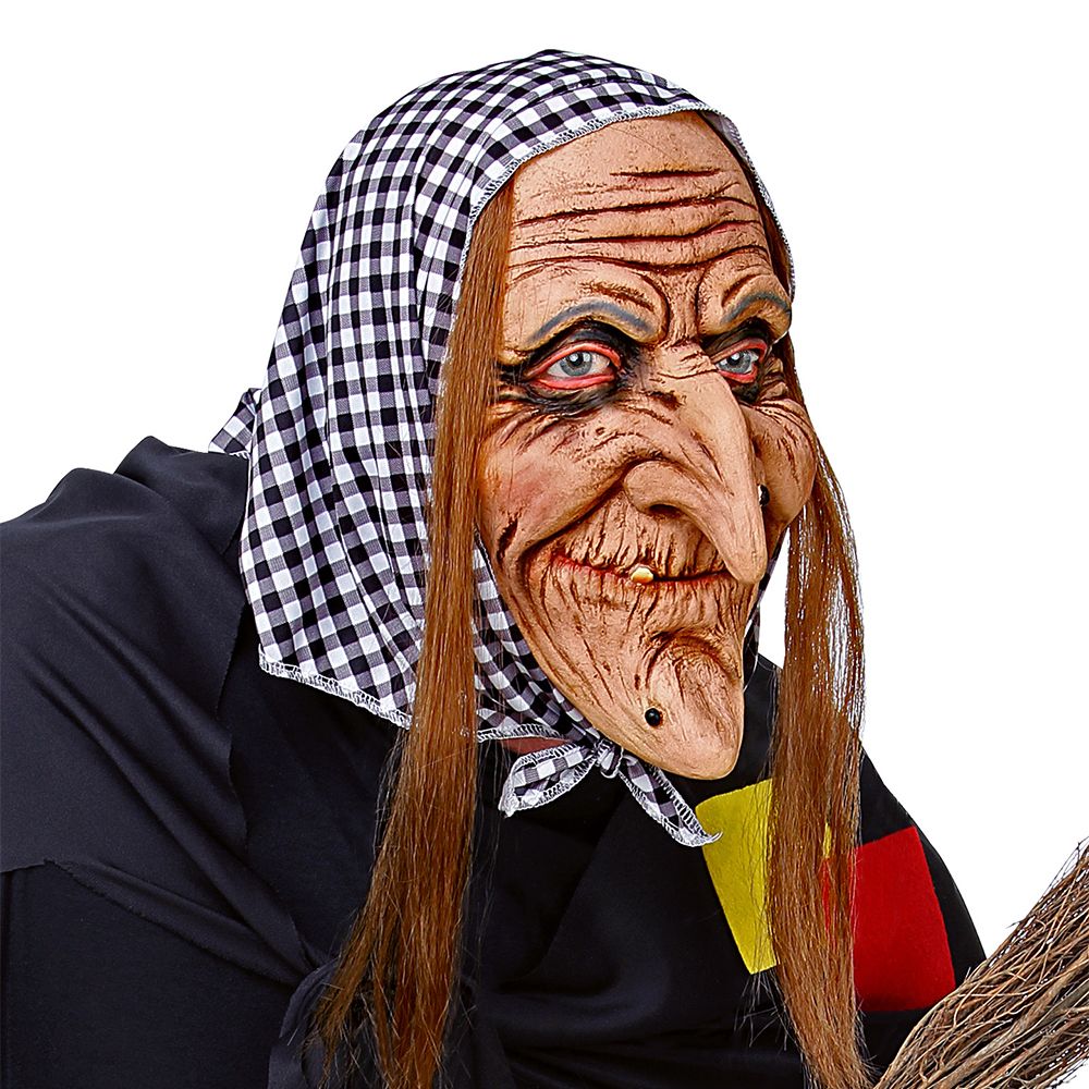 Heks lateksmaske