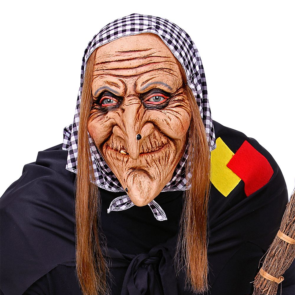 Heks lateksmaske