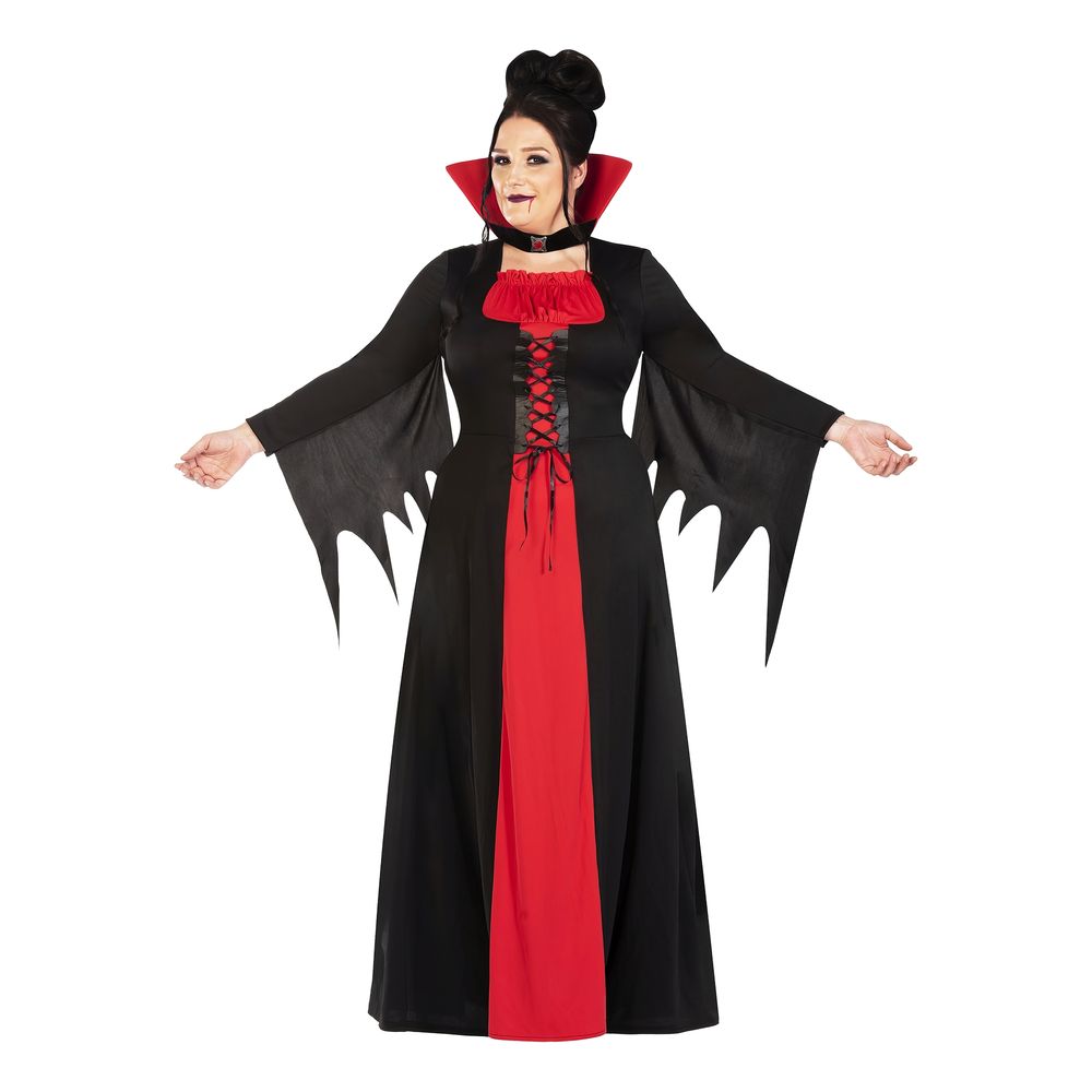 Vampyra Kjole Plus-size Kostyme