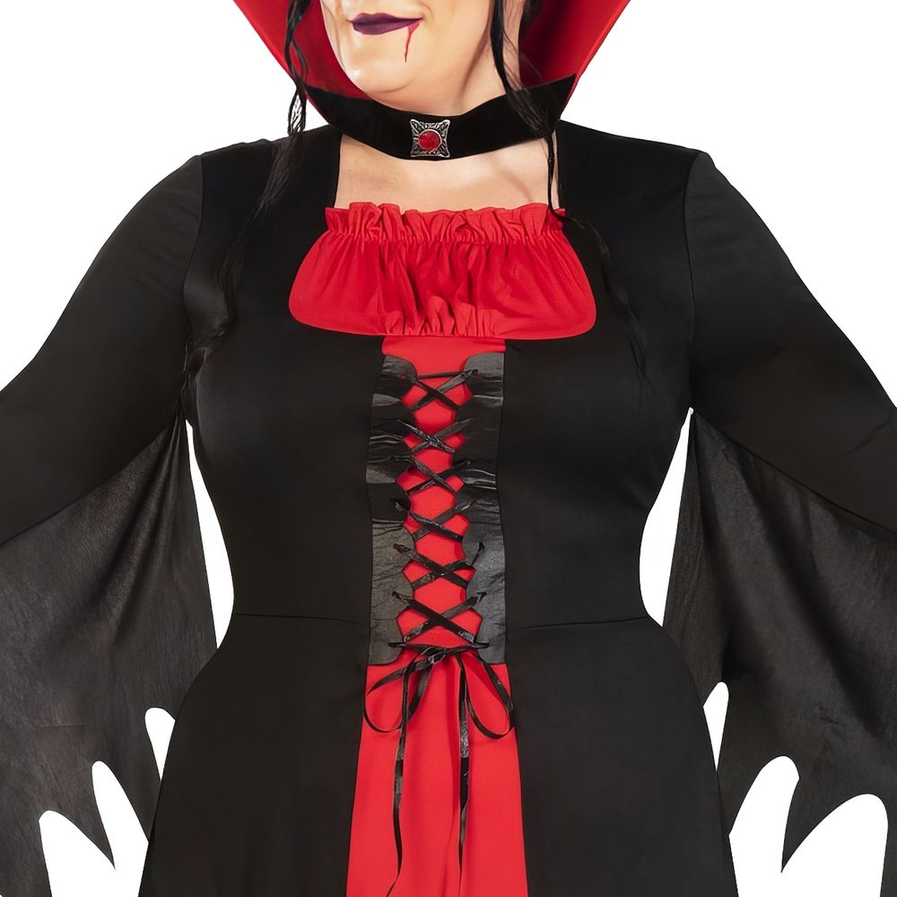 Vampyra Kjole Plus-size Kostyme
