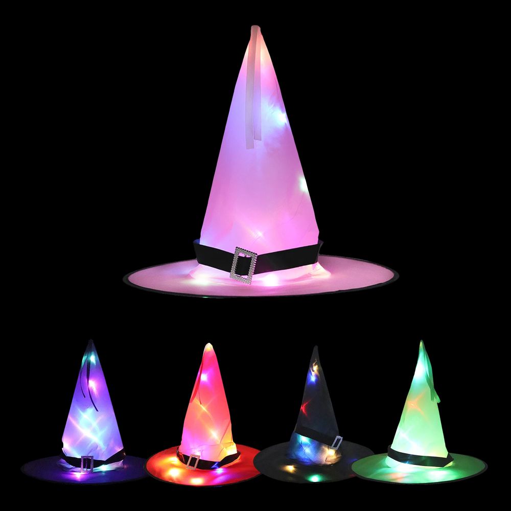 Heksehatt med LED-belysning
