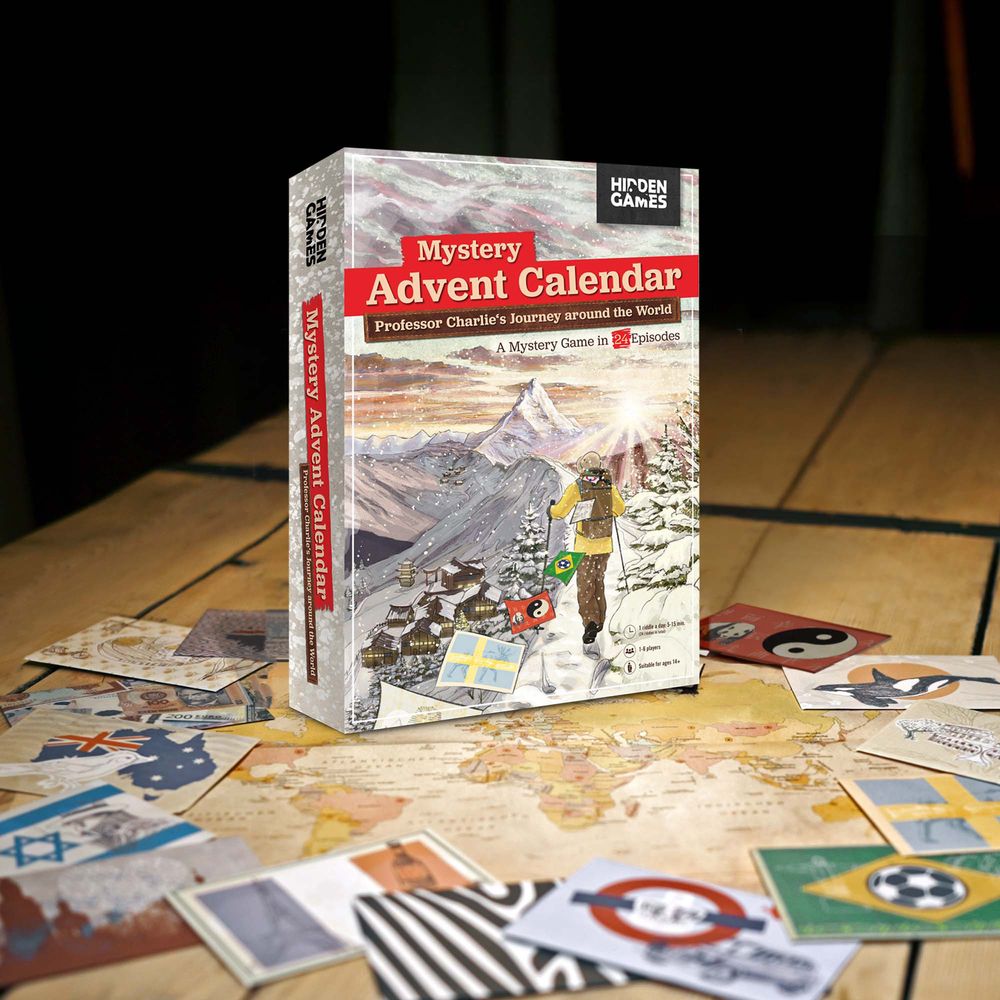 Hidden Games joulukalenteri – professori Charlien maailmanympärimatka