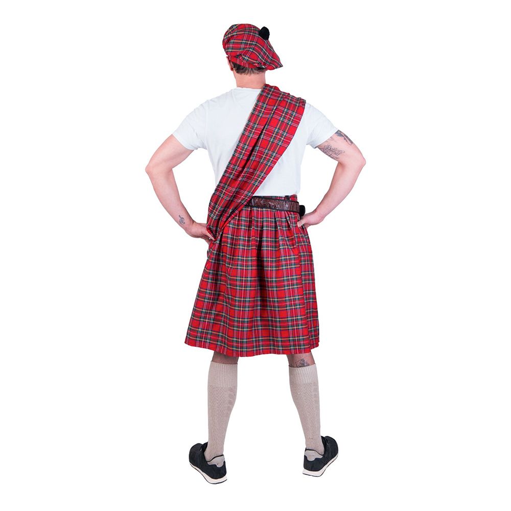 Highlander Rød Kostyme