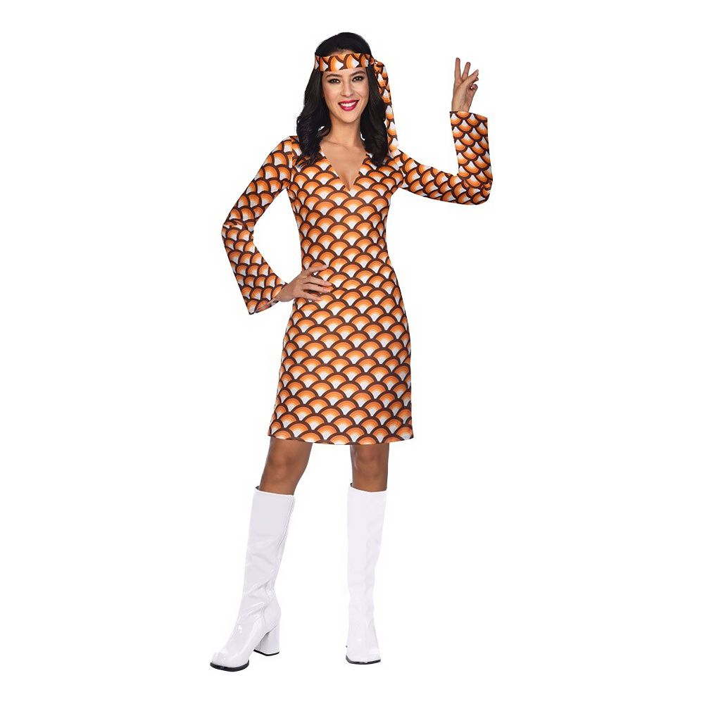 Hippie Babe Maskeraddräkt