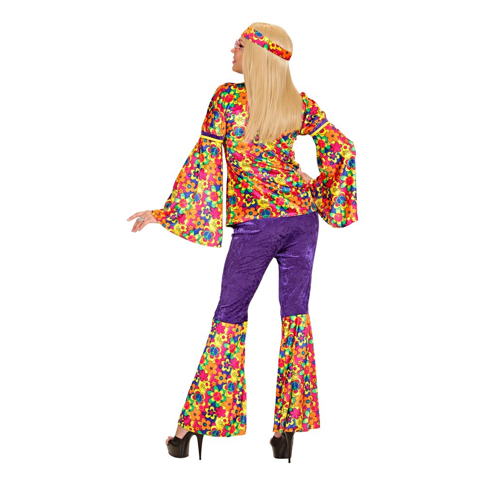 Hippie Girl Lila Maskeraddräkt