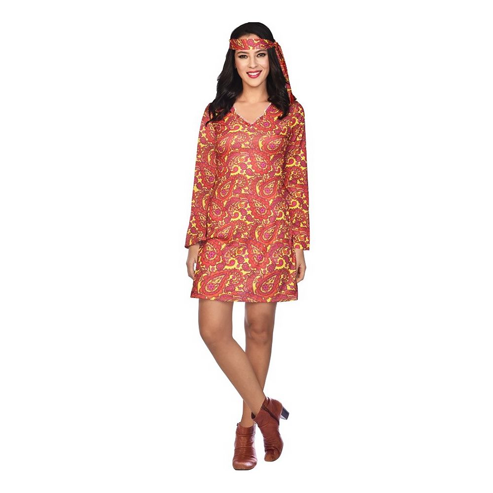 Hippie Klänning Maskeraddräkt