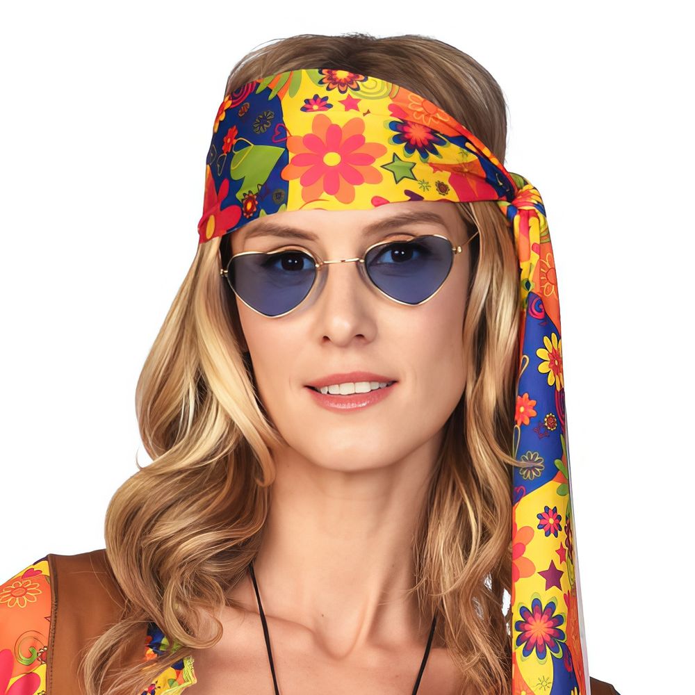 Hippiebriller Blå