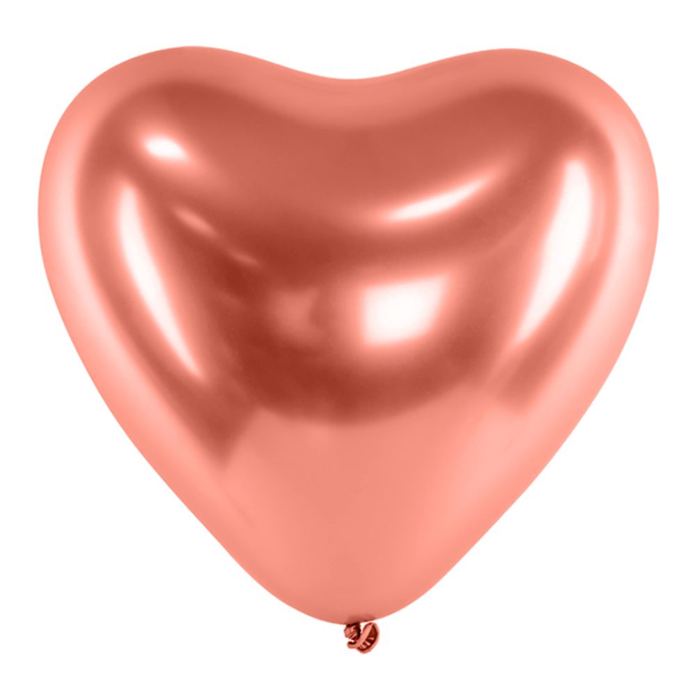 Hjerteballonger Krom Roségull