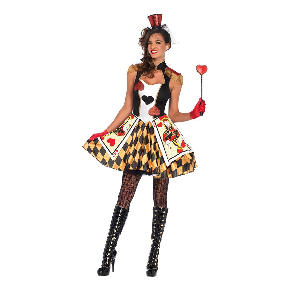 Hjerter Dame Deluxe Kostyme