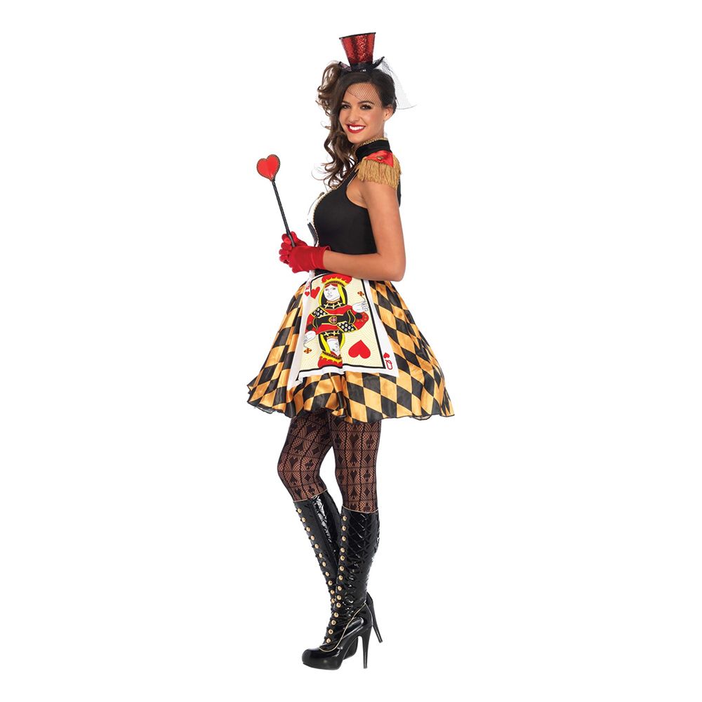 Hjerter Dame Deluxe Kostyme