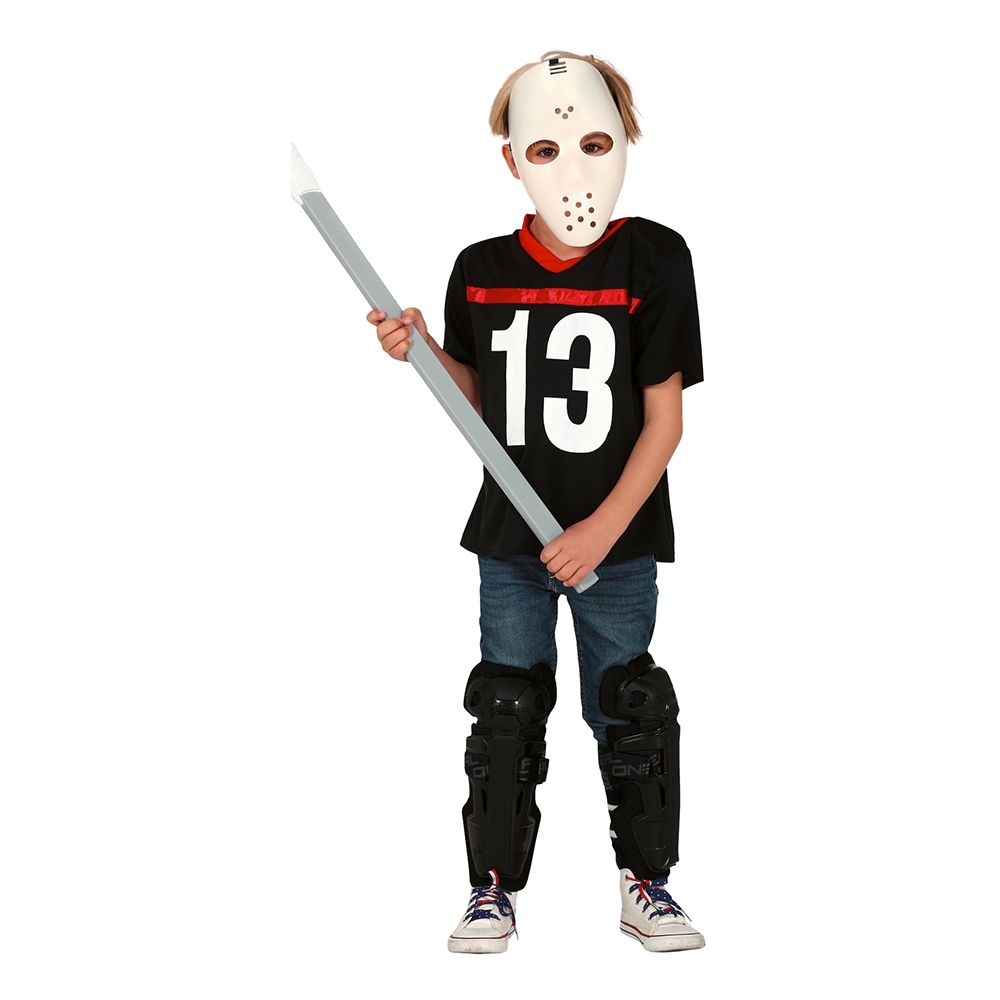 Hockeyspiller Halloween Børnekostume