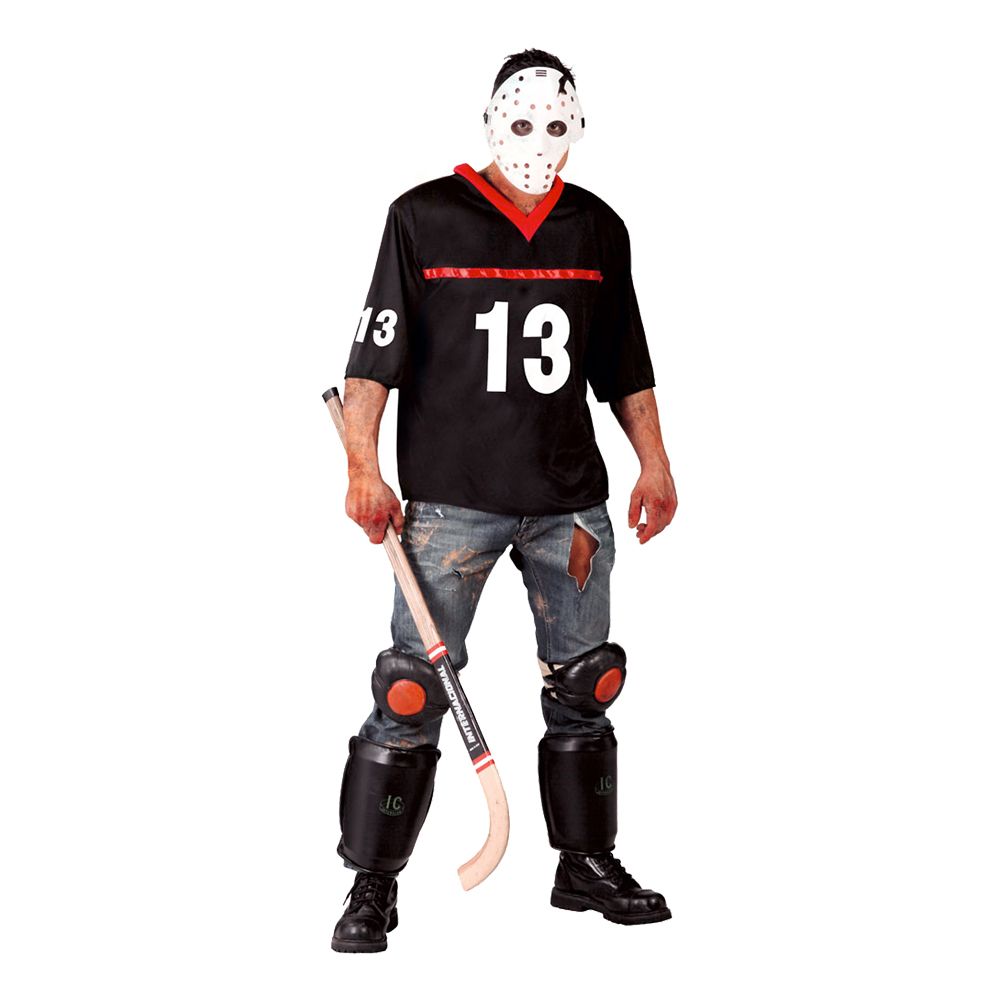 Hockeyspiller Halloween Kostyme