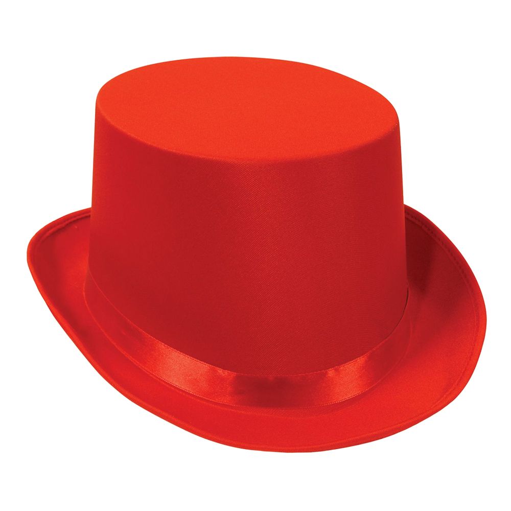 Höghatt Satin Röd