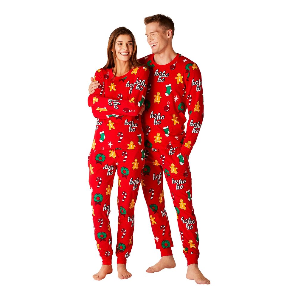 Hohoho Punainen Joulupyjama Naiset