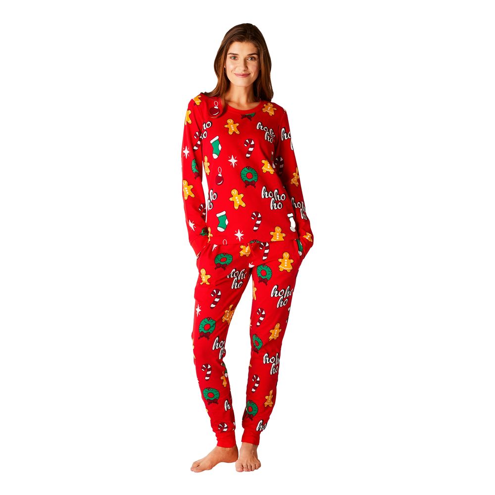 Hohoho Punainen Joulupyjama Naiset