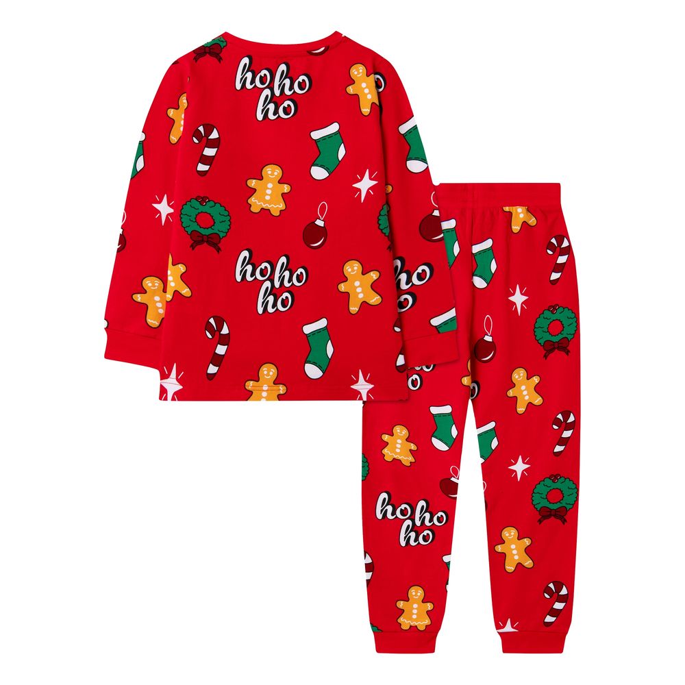 Hohoho Röd Julpyjamas för Barn