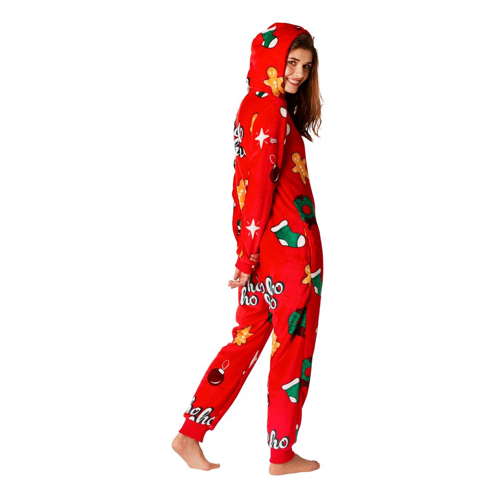 Hohoho Röd Onesie Dam