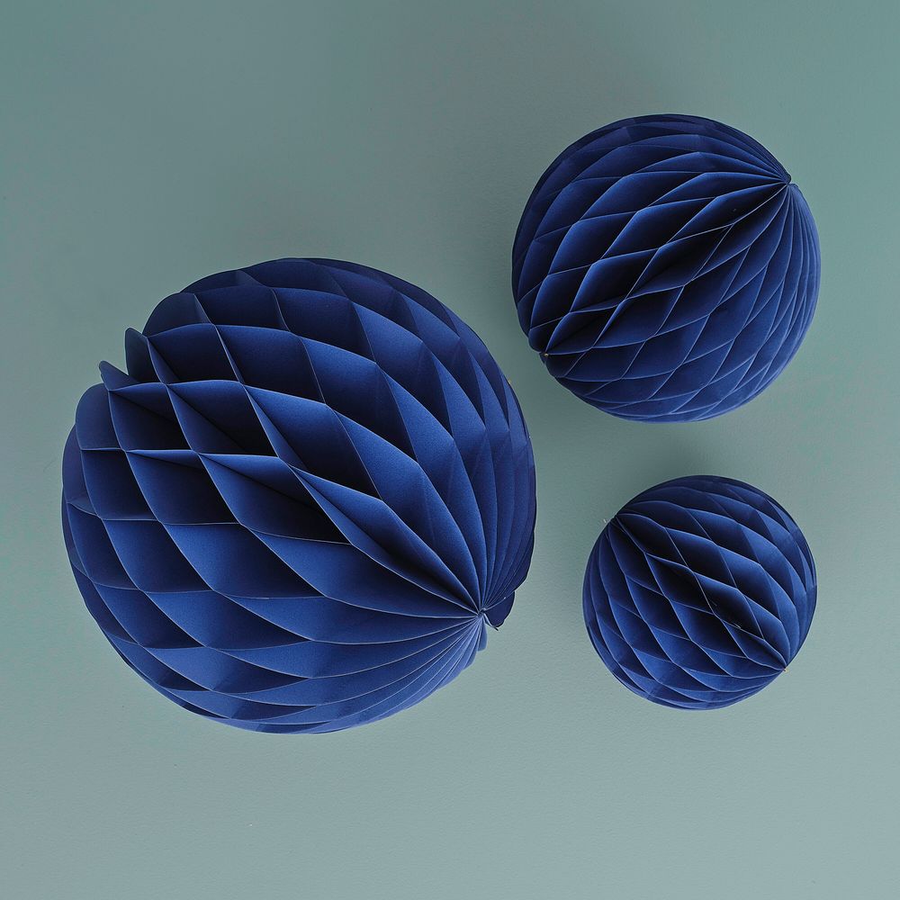 Honeycomb Ball Blå