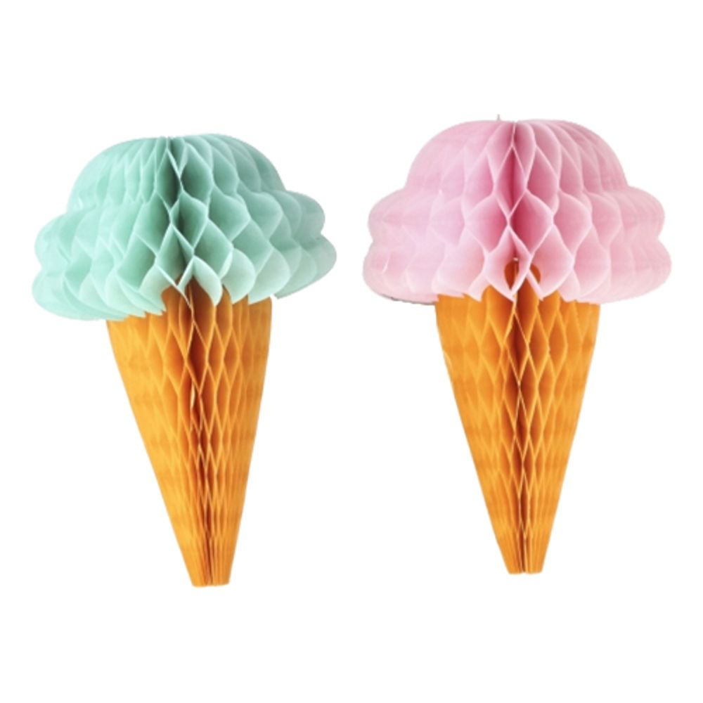 Honeycomb Iskremkjegle