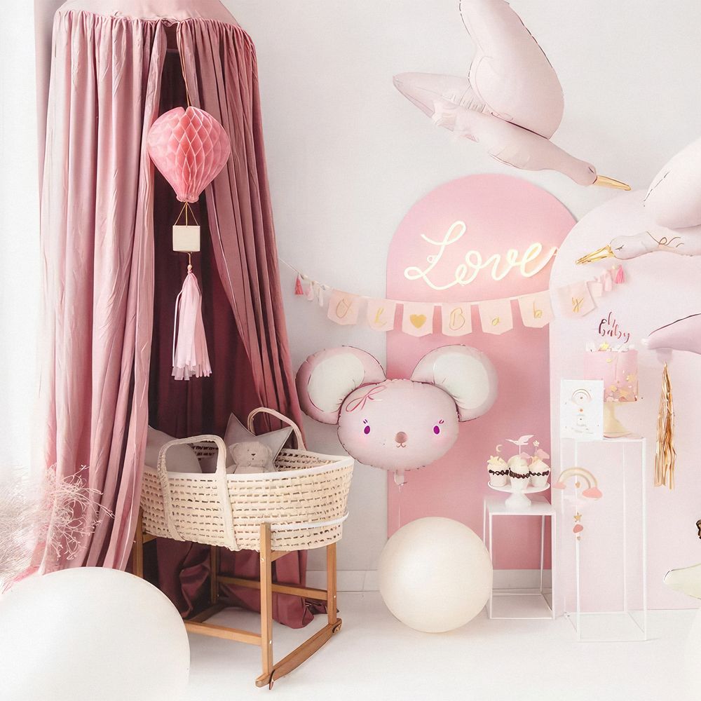 Honeycomb Luftballong Rosa