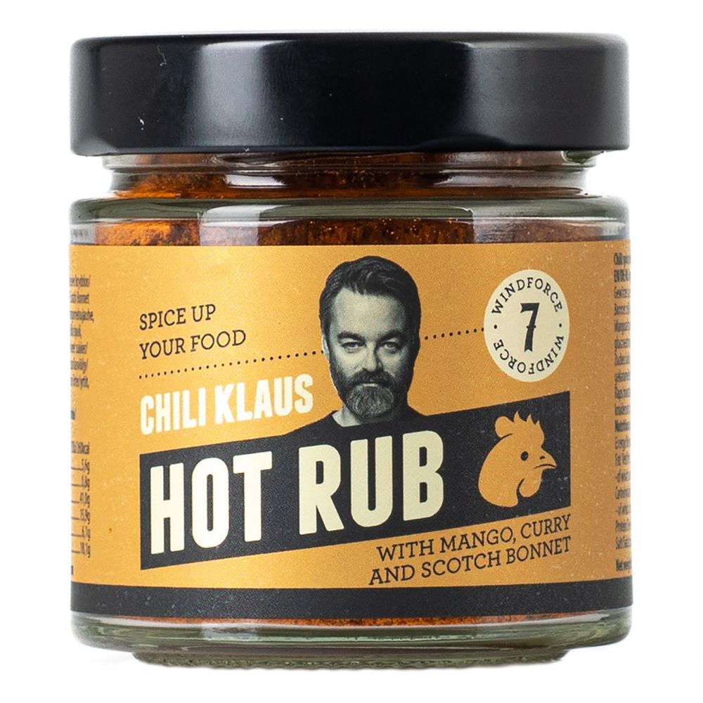 Chili Klaus Hot Rub Mango Curry & Scotch Bonnet