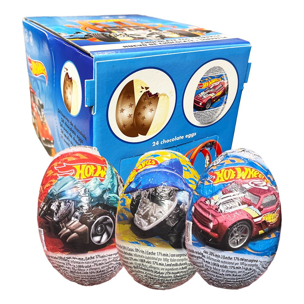 Hot Wheels Chokladägg Storpack