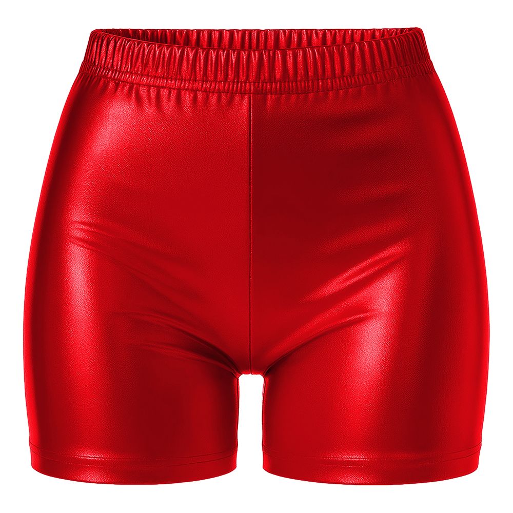 Hotpants Rød Metallic