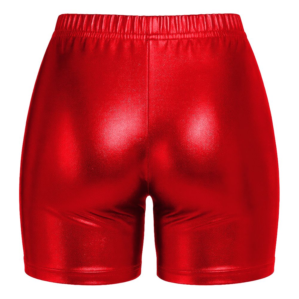 Hotpants Rød Metallic