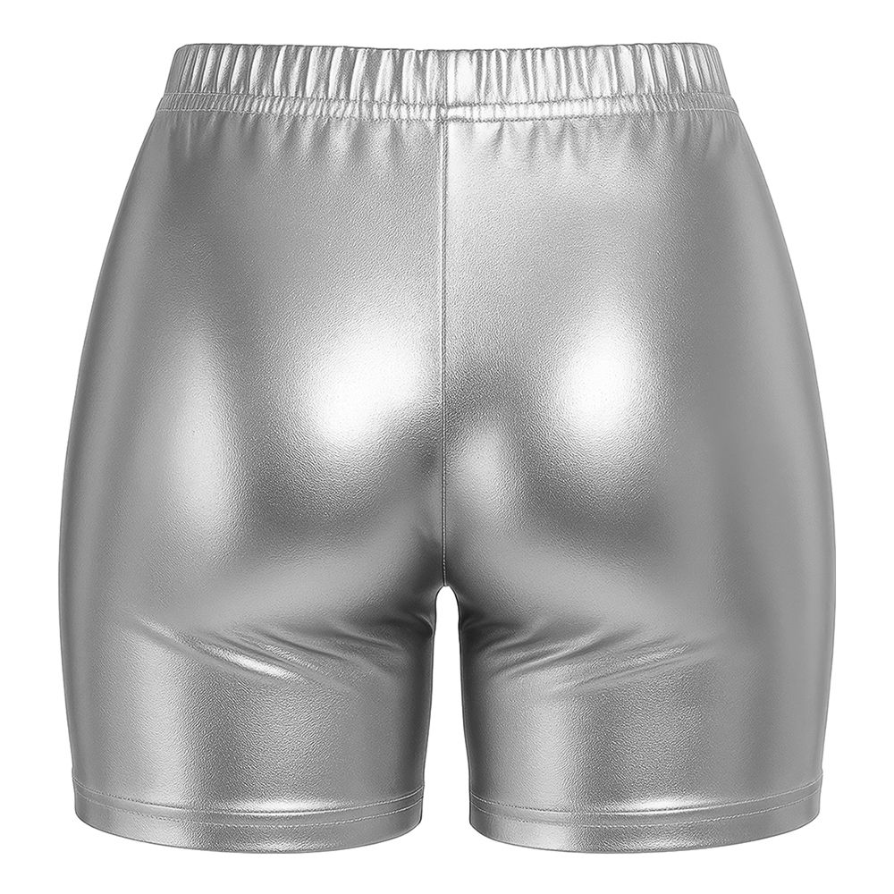 Hotpants Sølv Metallic