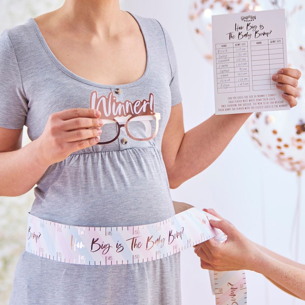 How Big Is The Baby Bump Baby Shower Spel