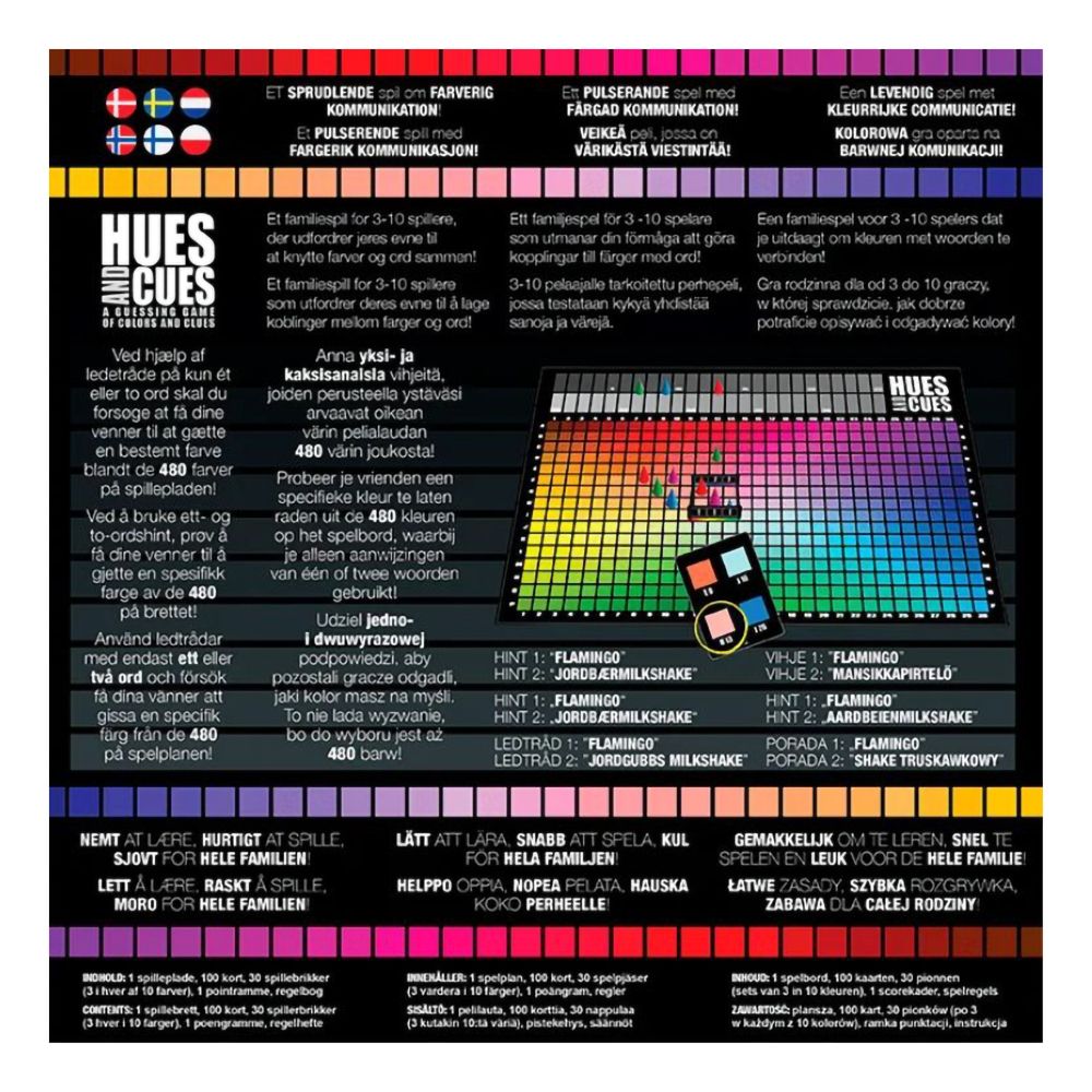 Hues and Cues Lautapeli