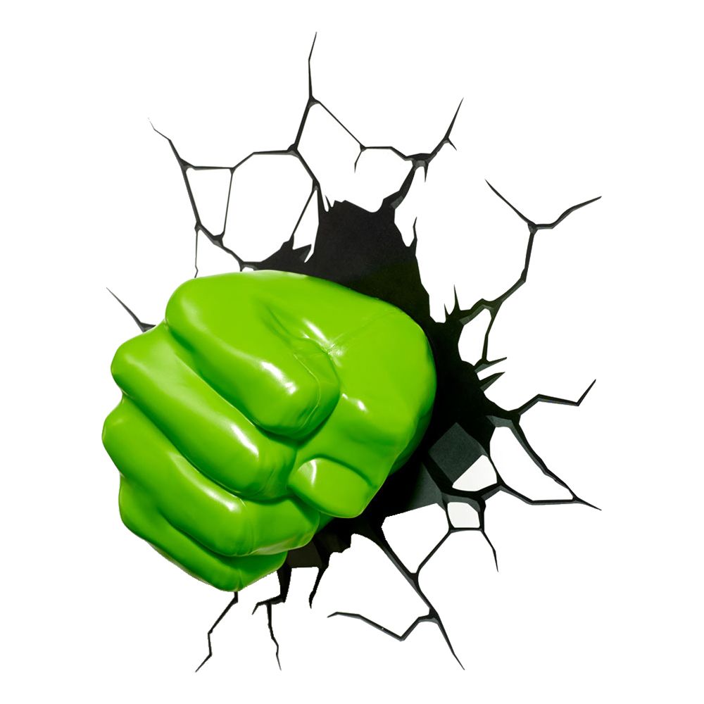 Hulken 3D Vegglampe