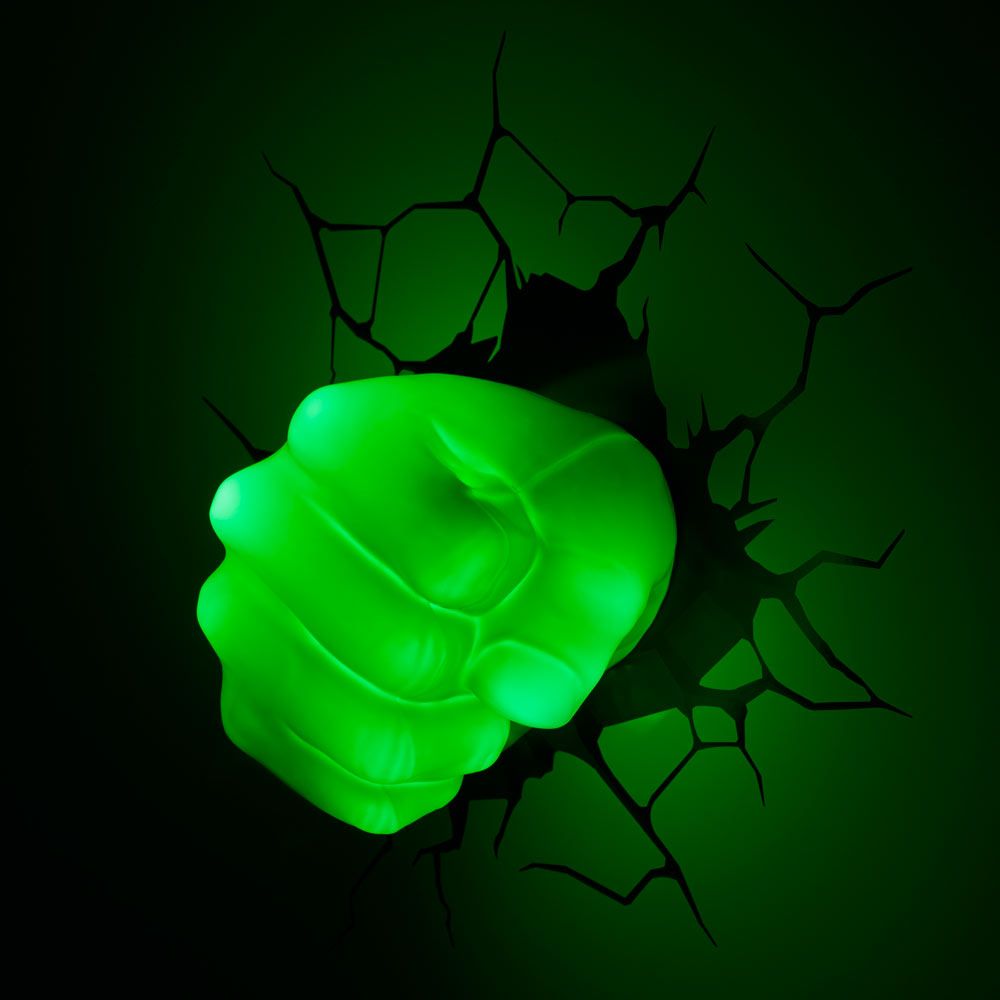 Hulken 3D Vegglampe