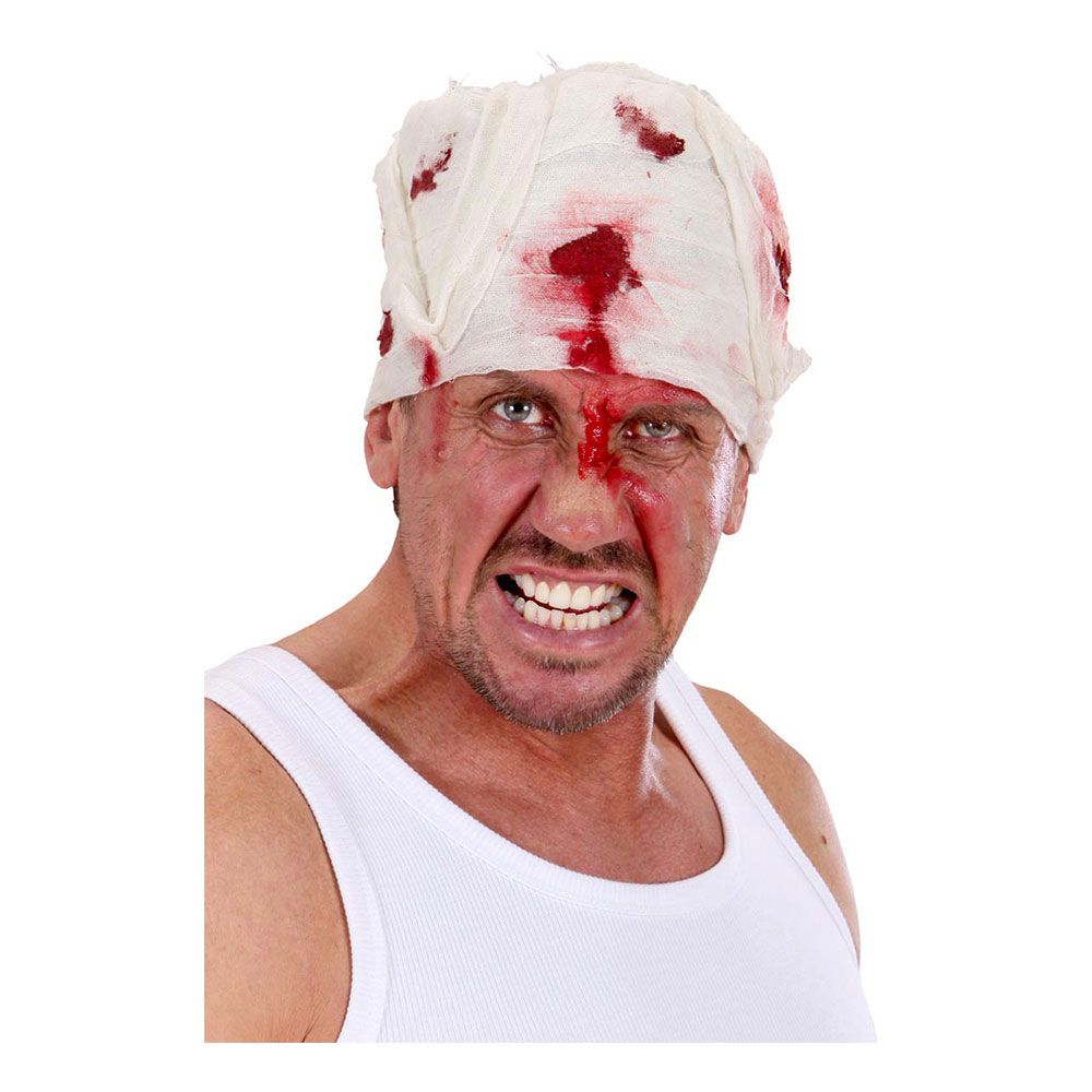 Hovedbandage Blodig